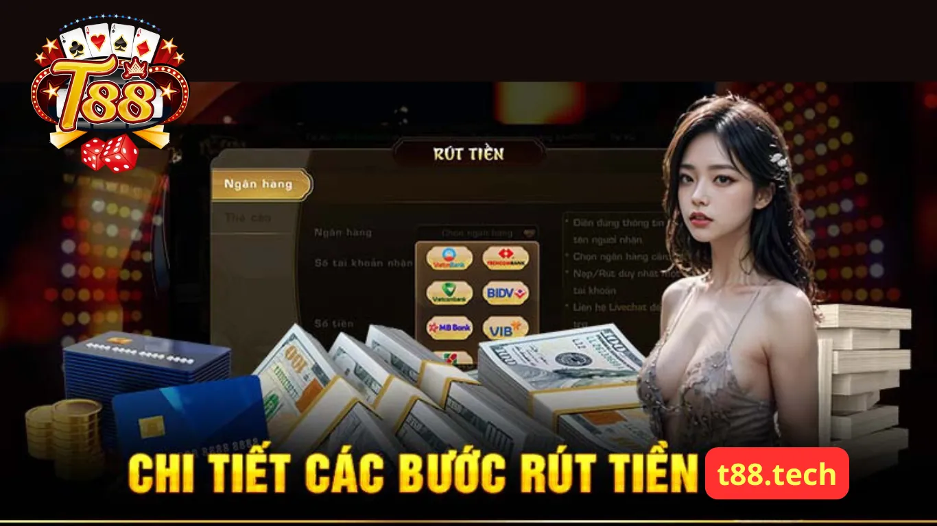 Cách rút tiền tại cổng game T88