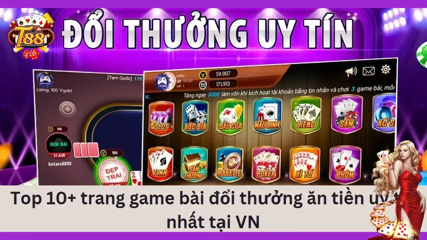 Top 10 Cổng Game Bài Đổi Thưởng Uy Tín 2024