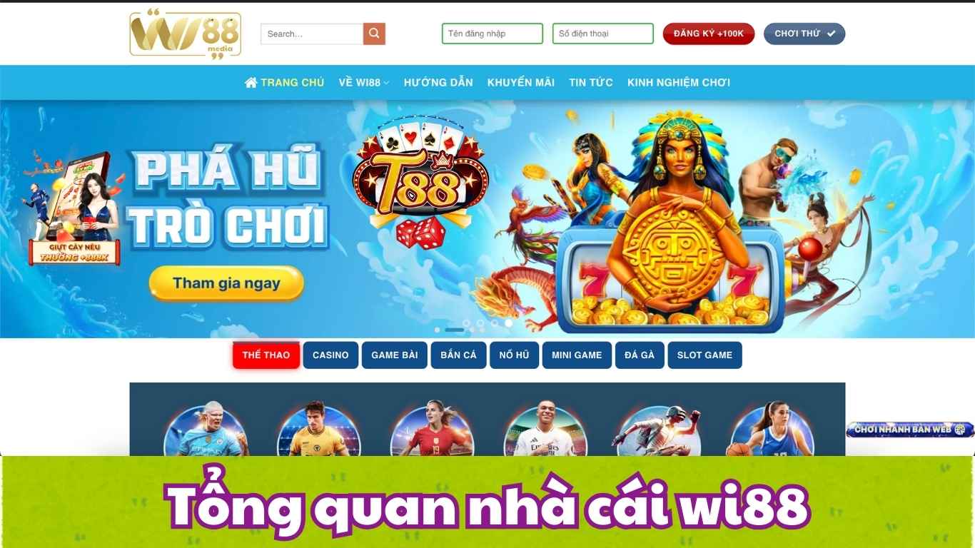 Tổng quan nhà cái wi88