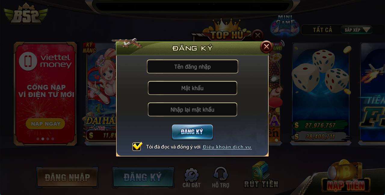 Link đăng ký B52 CLUB mới 2026